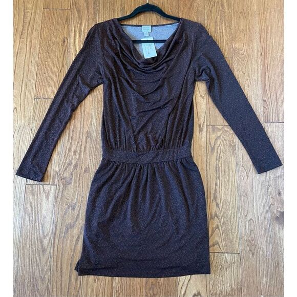 Evereve nwt Peyton Jensen draped front dress small - Picture 7 of 10